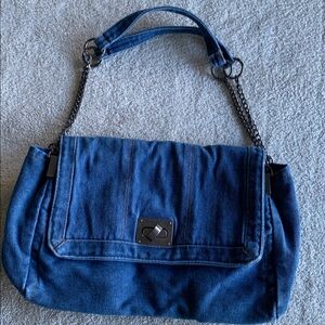 NWOT Denim Purse Shoulder HandBag